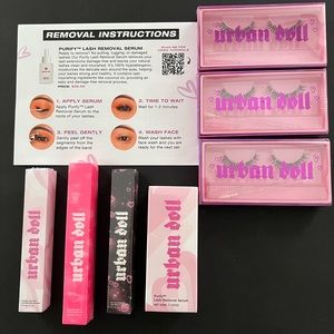 Urban doll eyelashes with all the fixins